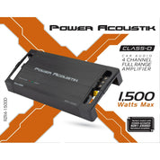 RZR4-1500D | 4-Channel Amplifier, Class D Full Range Amp, 1500W Max with SMT Circuitry