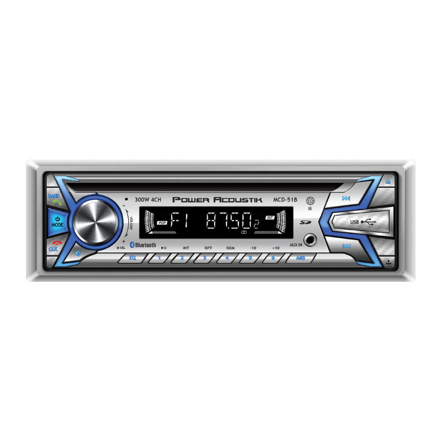 カーオーディオ wendy MCD1-265 | 1DIN CD/MP3, AM/FM, USB, AUX & BT with Pair of 6.5 Inch