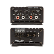 MICRO4-2500D | 2,500W Class D Compact 4-Channel Car Amplifier