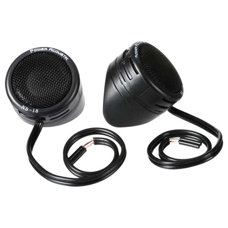 NB-18 | 200 Watt Max Super Tweeter for Car Stereo, Niobium Micro Dome, Polypropylene Diaphragm (Pair)