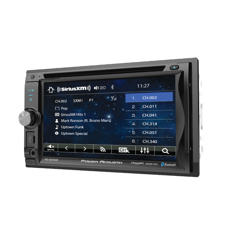 PD-625XB | Double Din Bluetooth Touchscreen Car Stereo USB SD