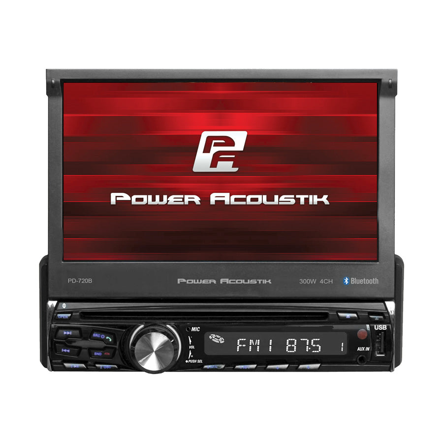 PD-720B | Single DIN with 7-inch Motorized LCD Touchscreen, Car Stereo with Bluetooth