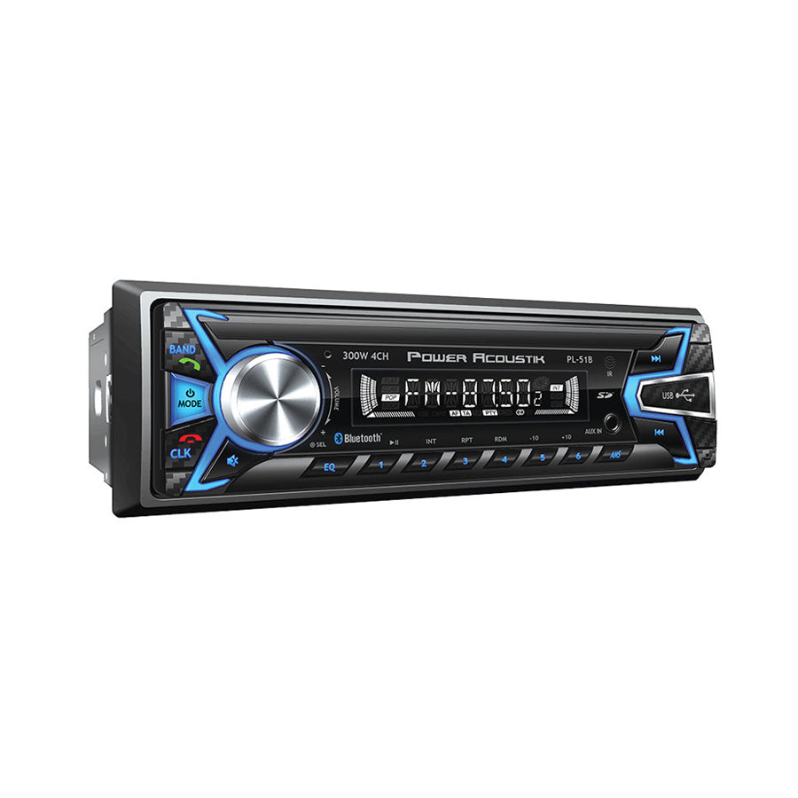 PL-51B | 1-DIN Digital Audio Head Unit With 32GB USB/SD/AUX/Bluetooth