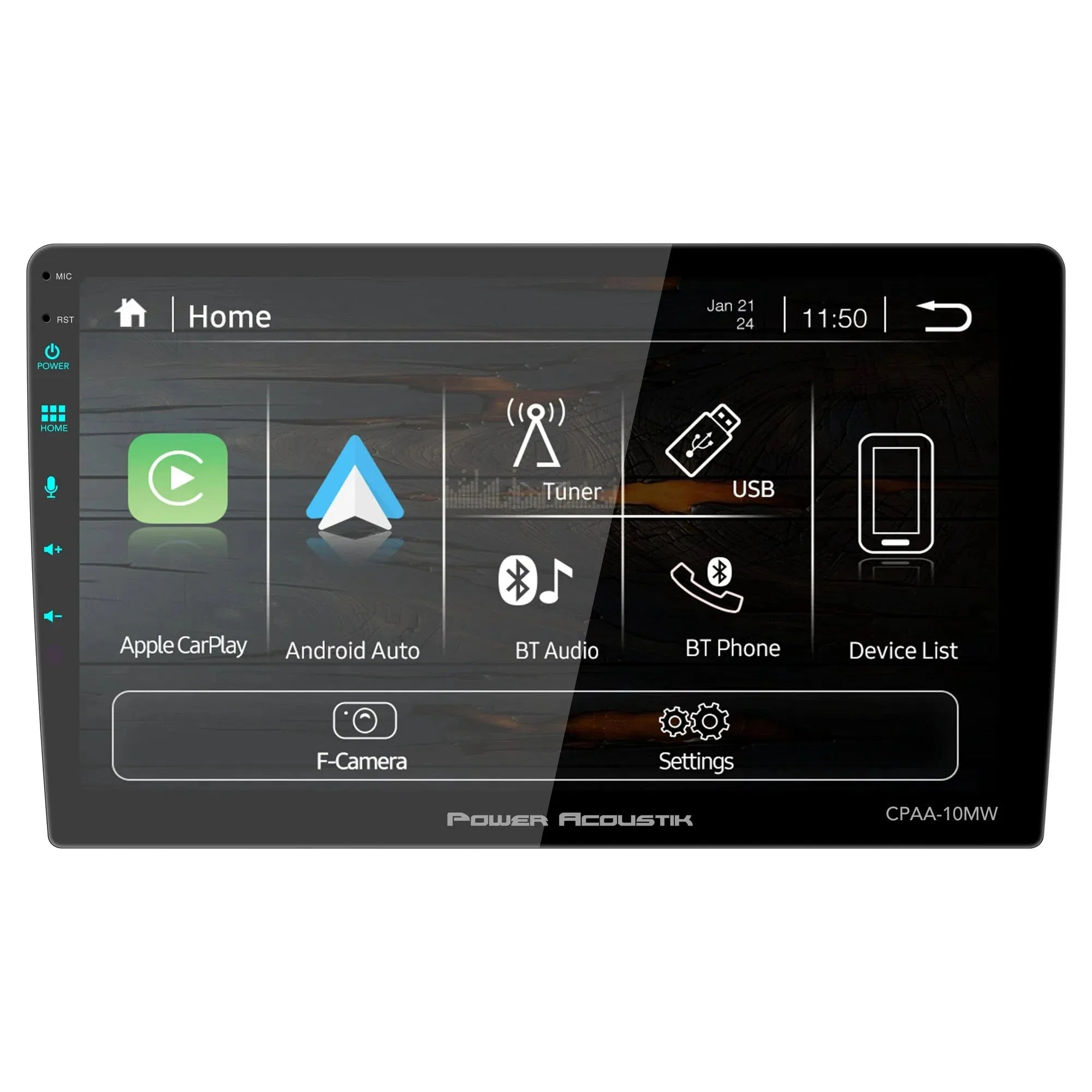 Power Acoustik CPAA10MW 10.6 Floating Touchscreen Head Unit | Wireless CarPlay & Android Auto | Mechless 2-DIN Stereo Power Acoustik CPAA10MW 10.6 Floating Touchscreen Head Unit | Wireless CarPlay & Android Auto | Mechless 2-DIN Stereo