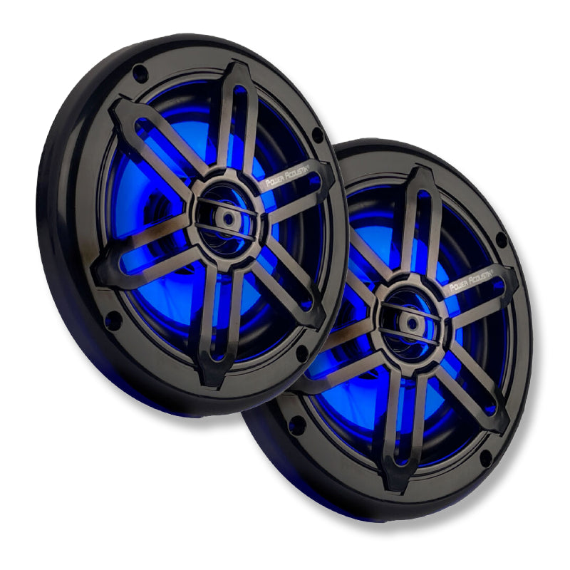 MFL-65WB | 6.5 Inch Marine Coaxial Speakers with LED – Power Acoustik