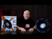 Power Acoustik Gothic GW-124 12" 2500W Max Dual 4-Ohm Subwoofer with Flax Fiber Cone