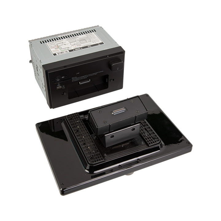 CPAA‑70D10M | 10.6″ Floating Touchscreen Car Stereo with CarPlay®, Android Auto™ & Adjustable Screen