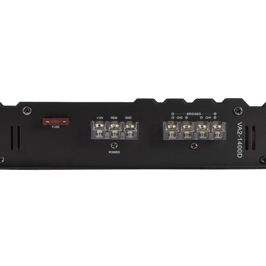 VA2-1400D | 1400W Class D 2-Channel Vertigo Series Car Amplifier