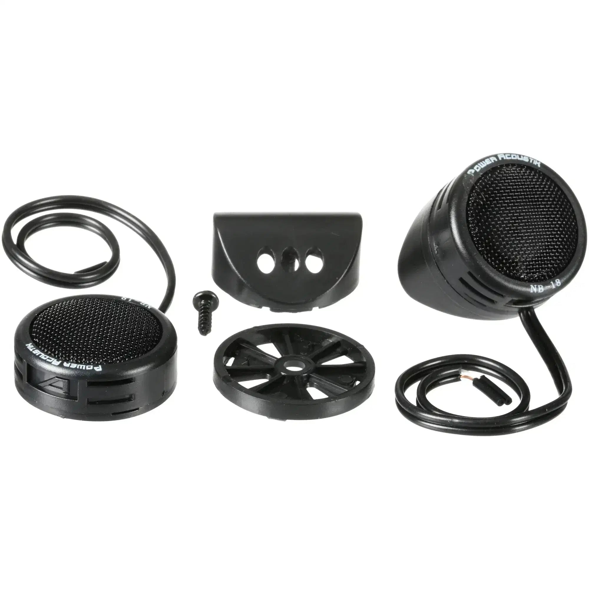 NB-18 | 200 Watt Max Super Tweeter for Car Stereo, Niobium Micro Dome, Polypropylene Diaphragm (Pair)