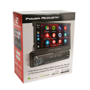 CA1-77W | 1-DIN Digital Media Car Stereo w/ Wireless Apple CarPlay, Android Auto, Bluetooth Connectivity, & Motorized 7" LCD
