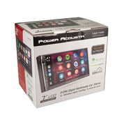 CA2-74W | 2-DIN Digital Media Car Stereo w/ Wireless Apple CarPlay & Android Auto, Bluetooth, & 7” LCD