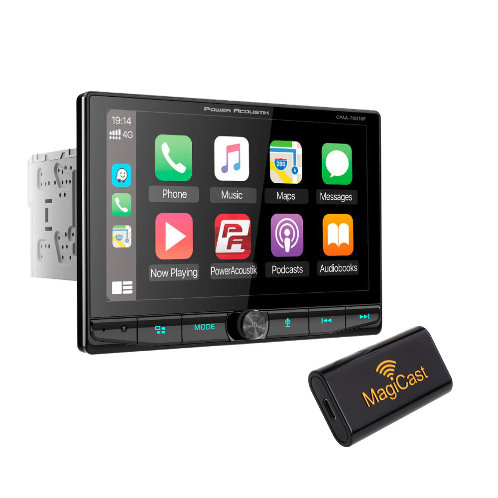 CPAA-70D10FW | 10.6″ Floating Touchscreen Car Stereo with Wireless Apple CarPlay® & Android Auto™