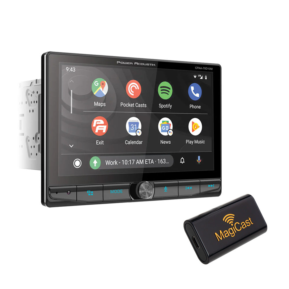 CPAA‑70D10MW | 10.6″ Floating Touchscreen Car Stereo with Wireless CarPlay® & Android Auto™