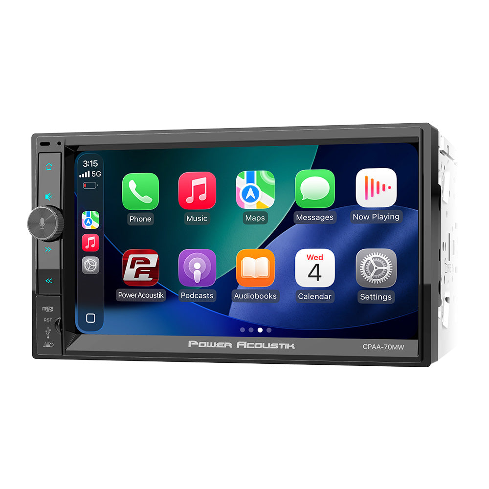 CPAA-70MW | 2-DIN Digital Media Car Stereo w/ Wireless Apple CarPlay & Android Auto, Bluetooth Connectivity, & 7” LCD