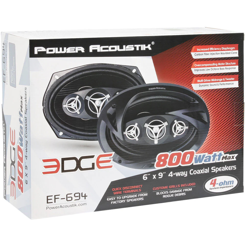 EF-694 | 800W Coaxial Speaker – Power Acoustik EF-694 | 800W Coaxial Speaker – Power Acoustik