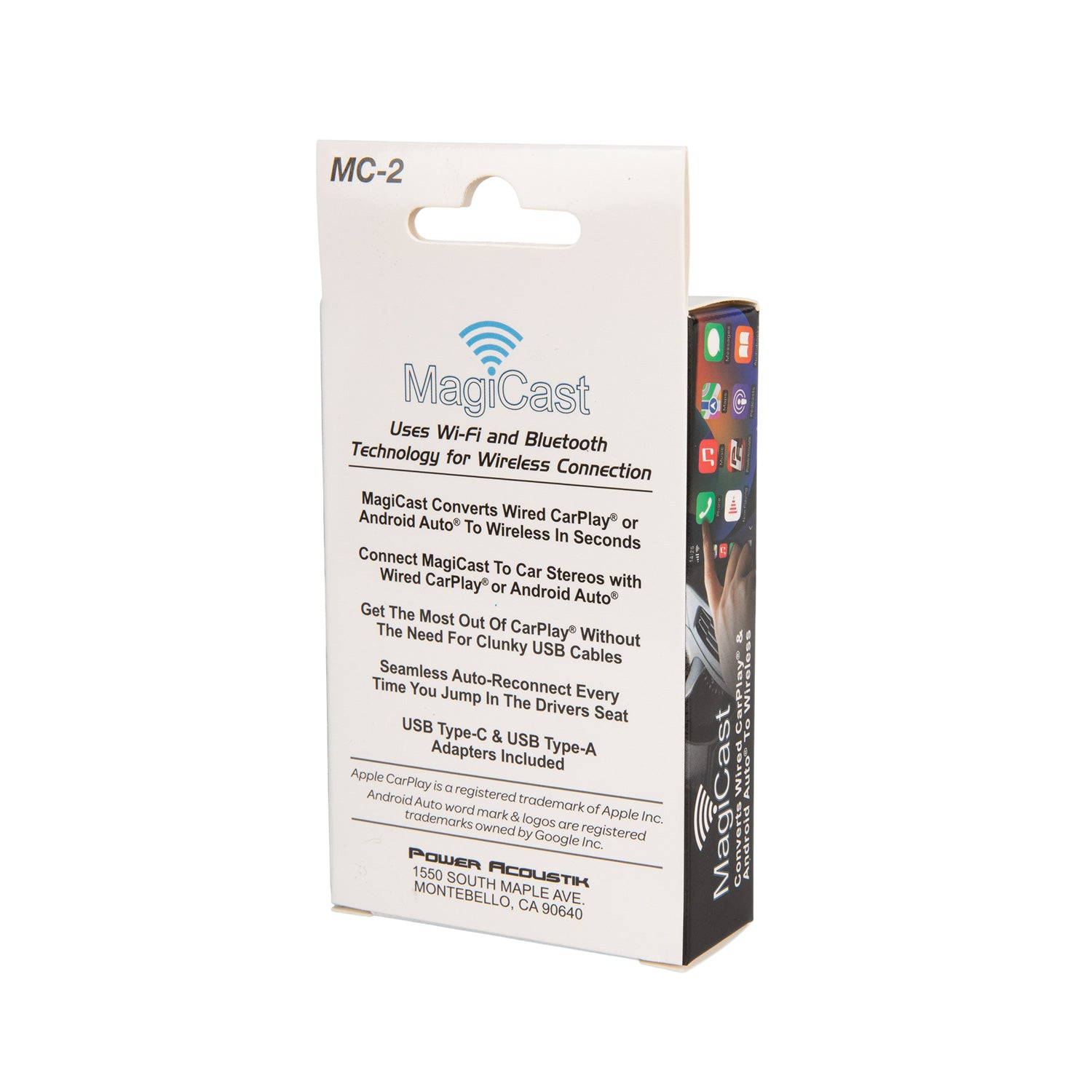 MC-2 MagiCast | Wireless Apple CarPlay & Android Auto Adapter