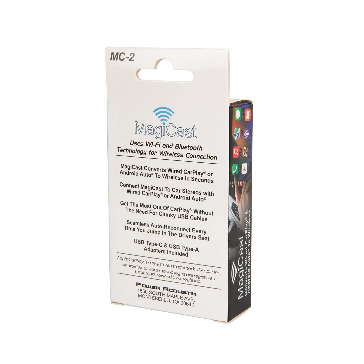 MC-2 MagiCast | Wireless Apple CarPlay & Android Auto Adapter