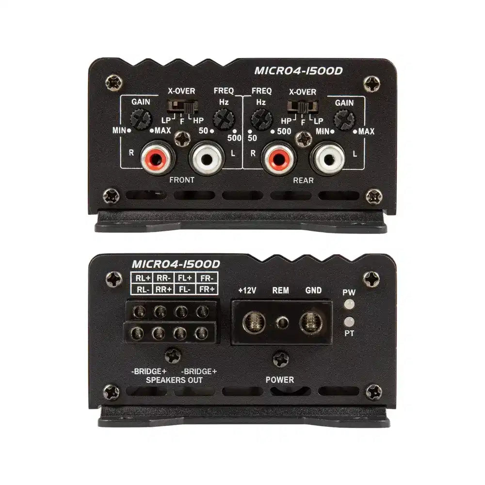 MICRO4-1500D | 1500W Class D Compact 4-Channel Car Amplifier