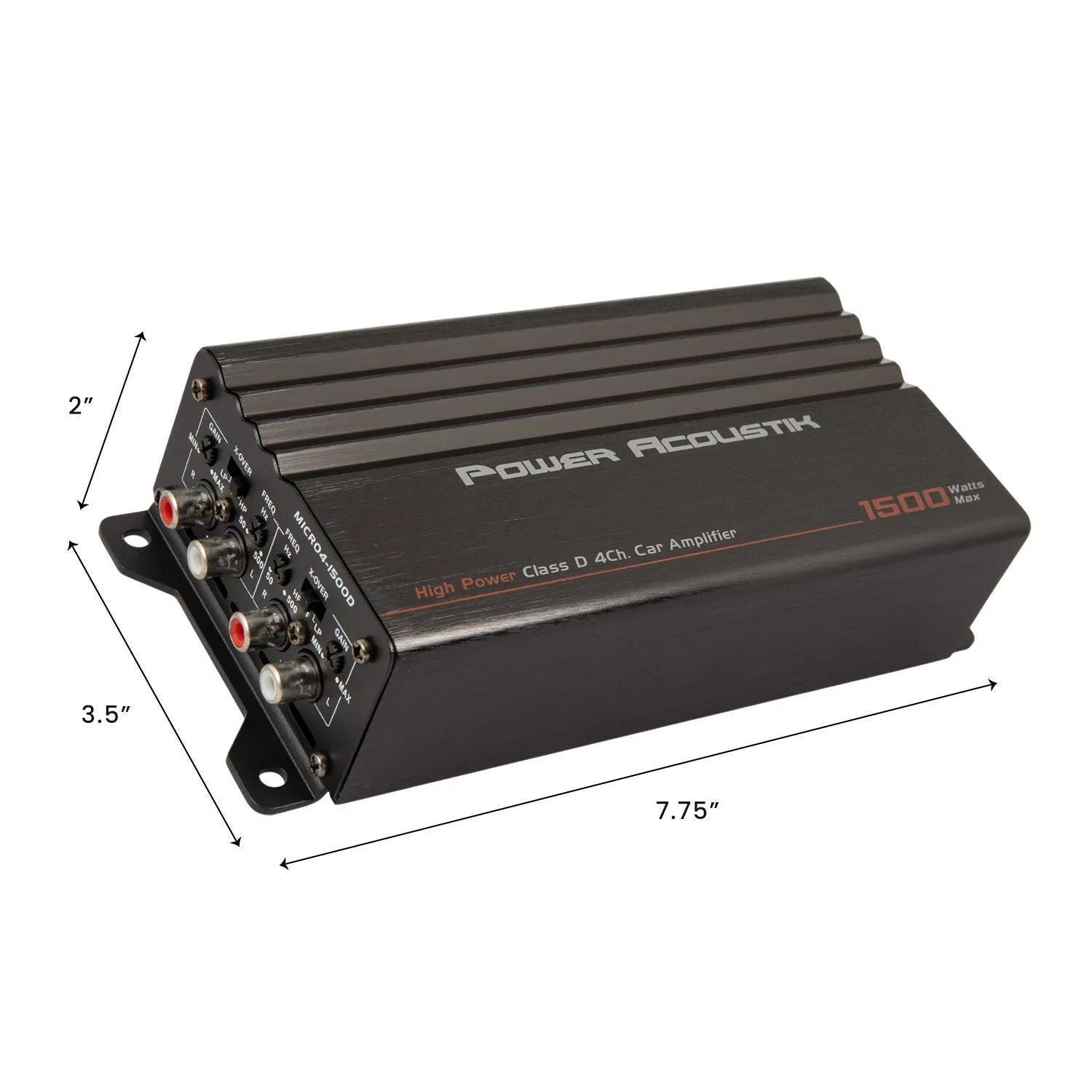 MICRO4-1500D | 1500W Class D Compact 4-Channel Car Amplifier