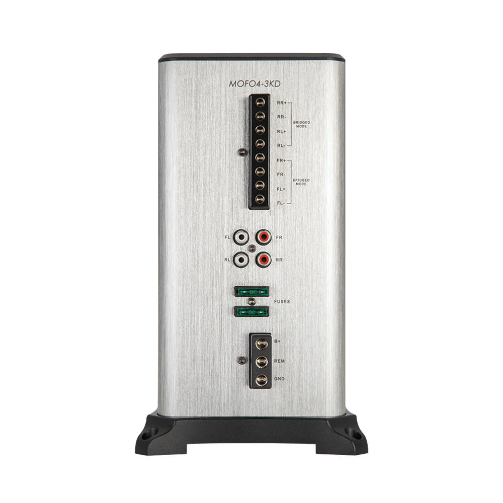 MOFO4-3KD | 3000W Class D 4 Channel Car Amplifier RMS Bridged 4 Ohms