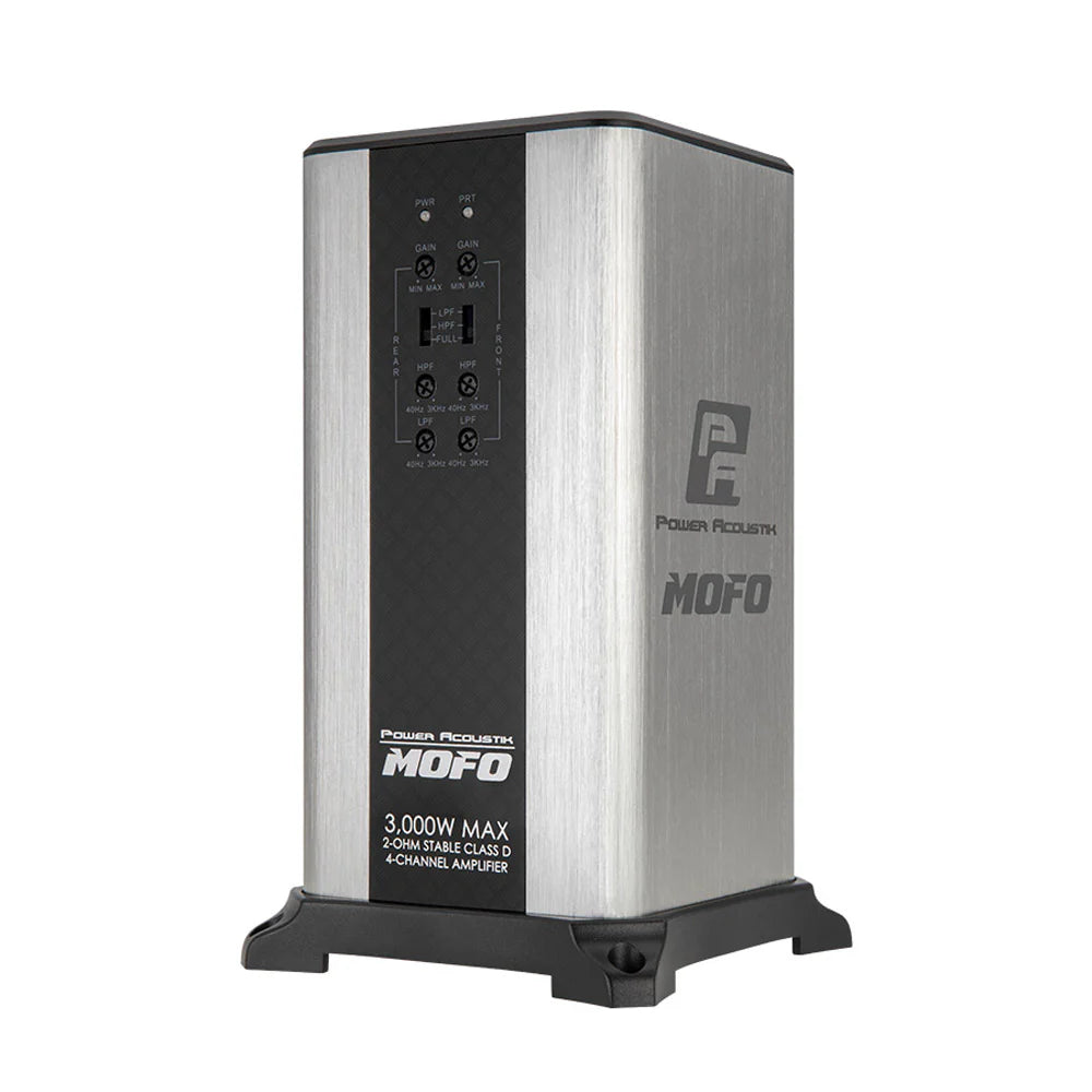 MOFO4-3KD | 3000W Class D 4 Channel Car Amplifier RMS Bridged 4 Ohms