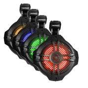MWT-80BL | 8-Inch Waterproof RGB Lighting Marine Wake Tower Speakers (Pair)