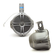 MWT‐80T | 750W 8-Inch Marine-Grade  Wake Tower Enclosure & Speaker System (Titanium)