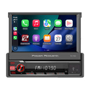 Power Acoustik PA-71WA Single DIN Car Stereo w/ 7" Motorized Touchscreen, Wireless Apple CarPlay and Android Auto, Bluetooth