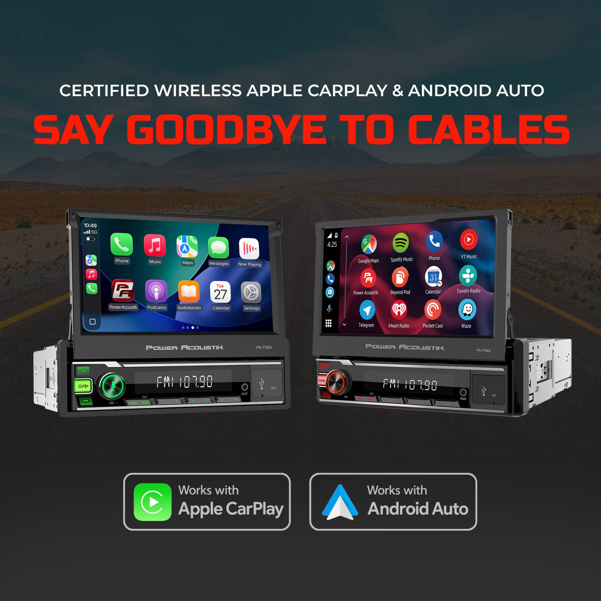 Wireless carplay and Android auto