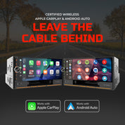 Power Acoustik PA-72WAPC 7" 2-DIN Car Stereo, Wireless Apple CarPlay and Android Auto, Bluetooth, Wireless Charging