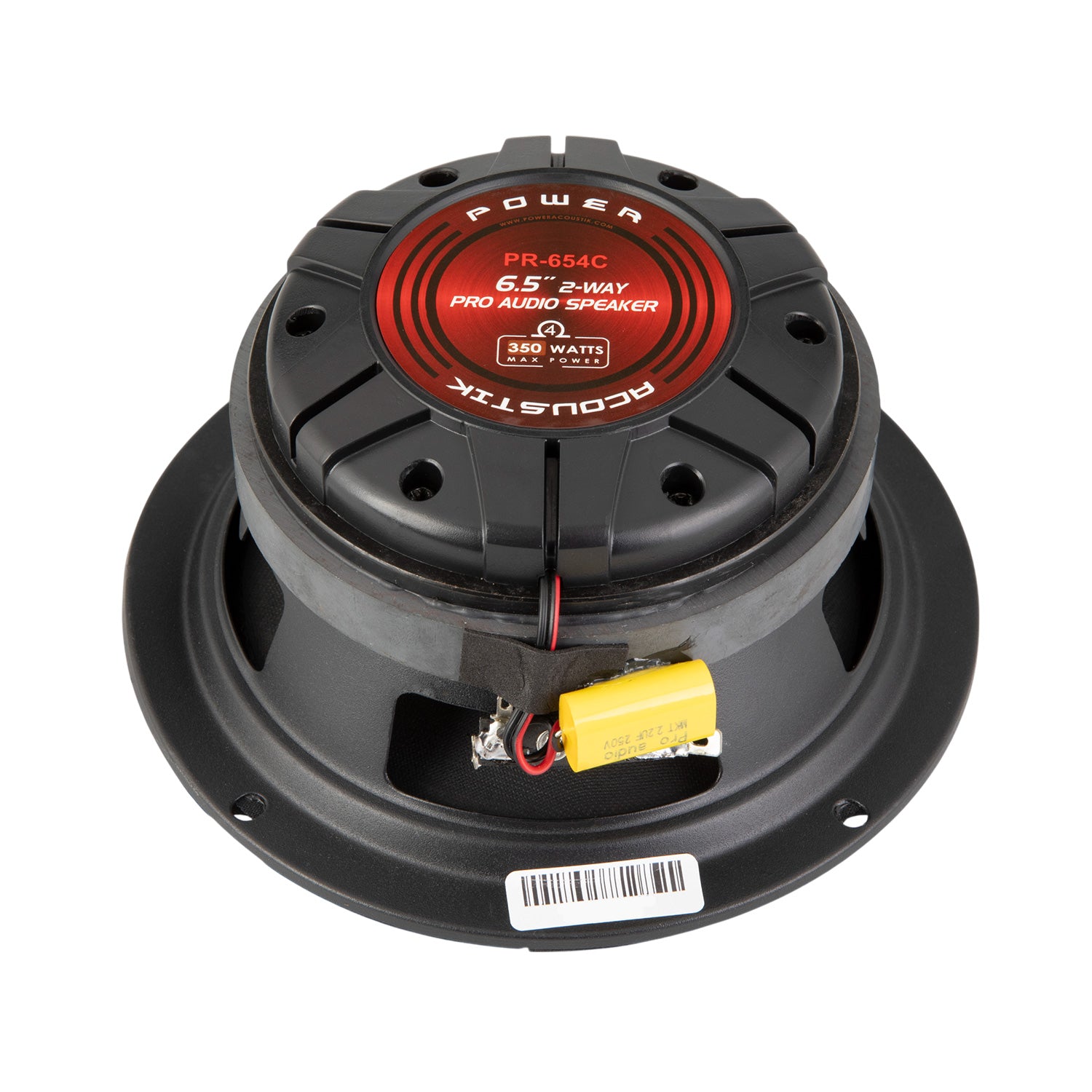PR-654C | 6.5" 2-Way Midrange Pro Audio Speakers w/ Compression Tweeter (Pair)