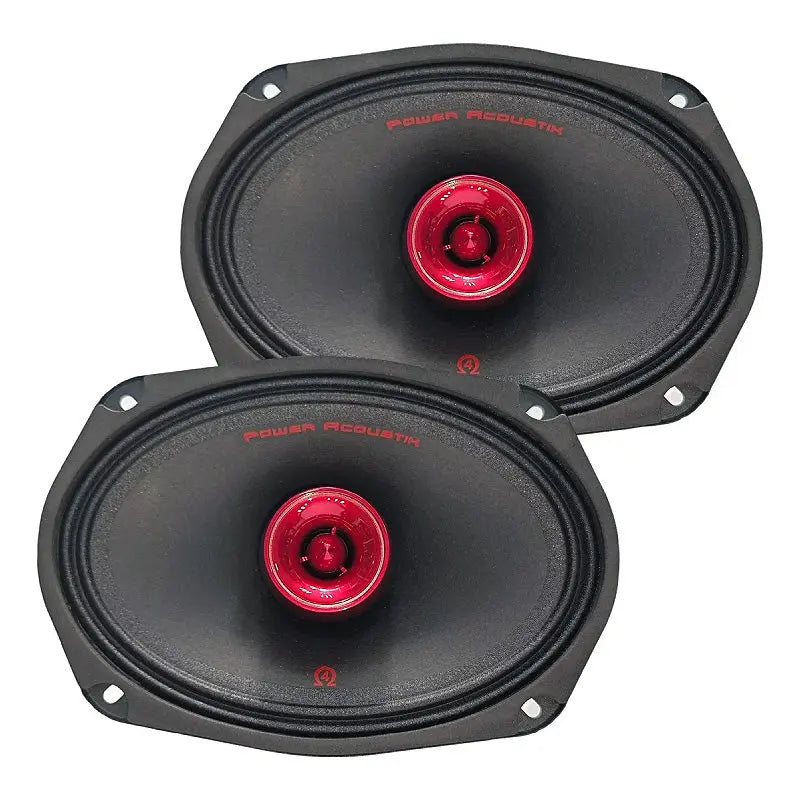 PR-694T | 6"x9" 2-Way Midrange Pro Audio Speakers w/ Bullet Tweeter (Pair)