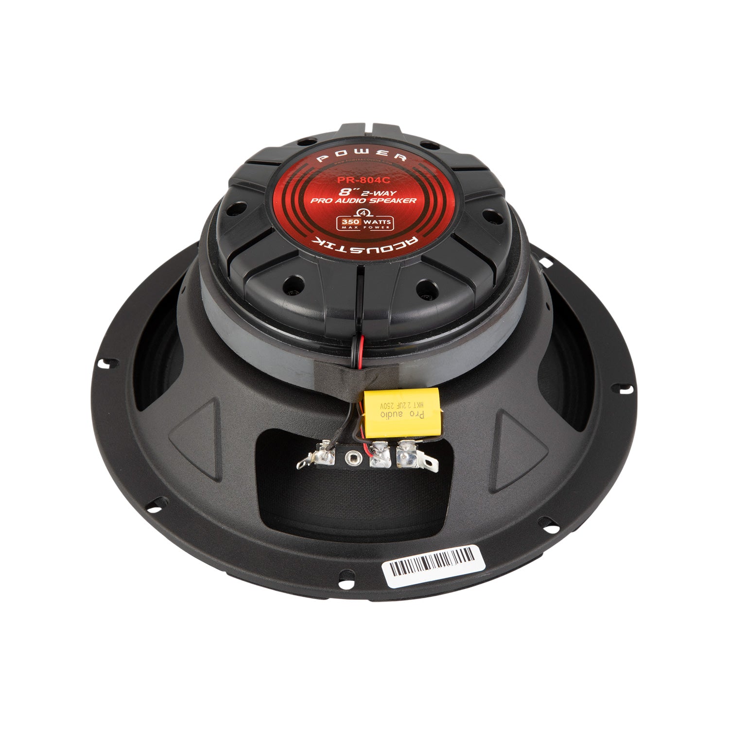 PR-804C | 8" 2-Way Midrange Pro Audio Speakers w/ Compression Tweeter (Pair)
