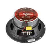 PR-804T | 8" 2-Way Midrange Pro Audio Speakers w/ Bullet Tweeter (Pair)