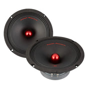 PR-804T | 8" 2-Way Midrange Pro Audio Speakers w/ Bullet Tweeter (Pair)