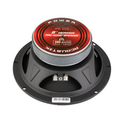 PR-804 | 8" Midrange Pro Audio Speakers w/ Bullet (Pair)