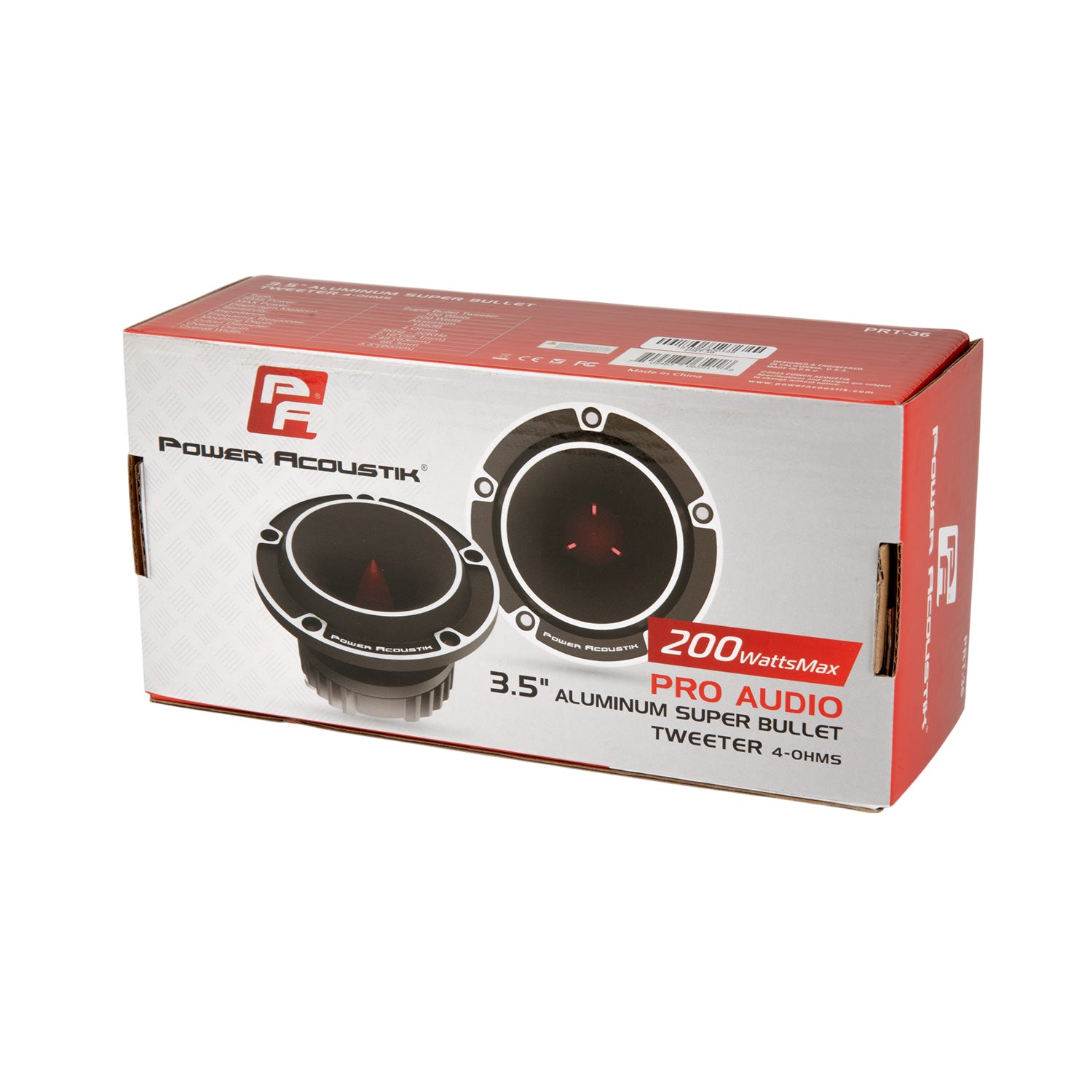 PRT-36 | 3.5" Aluminum Super Bullet Pro Audio Tweeter (Pair)