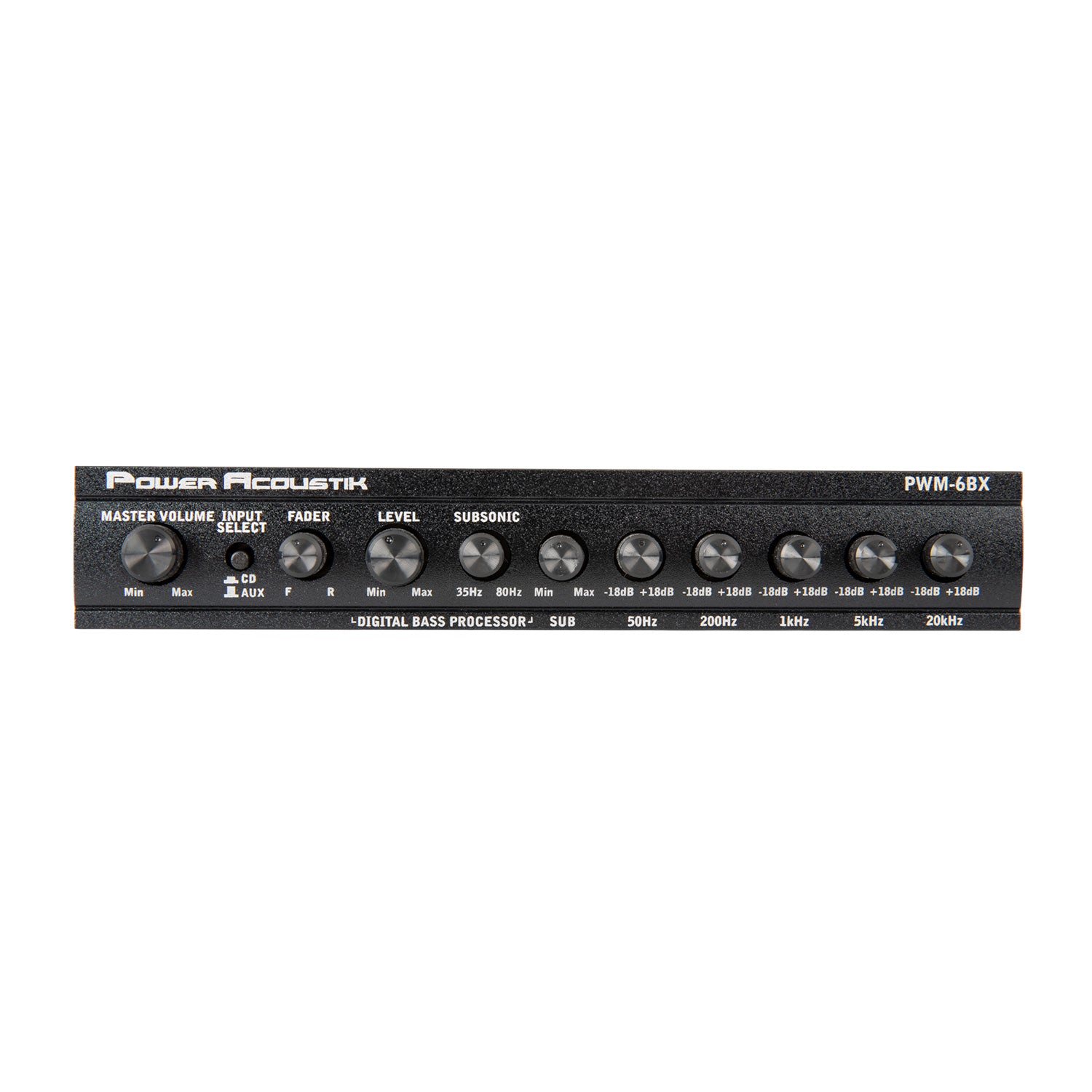 PWM-6BX | Digital Bass Restoration Processor with ParaBASS Control