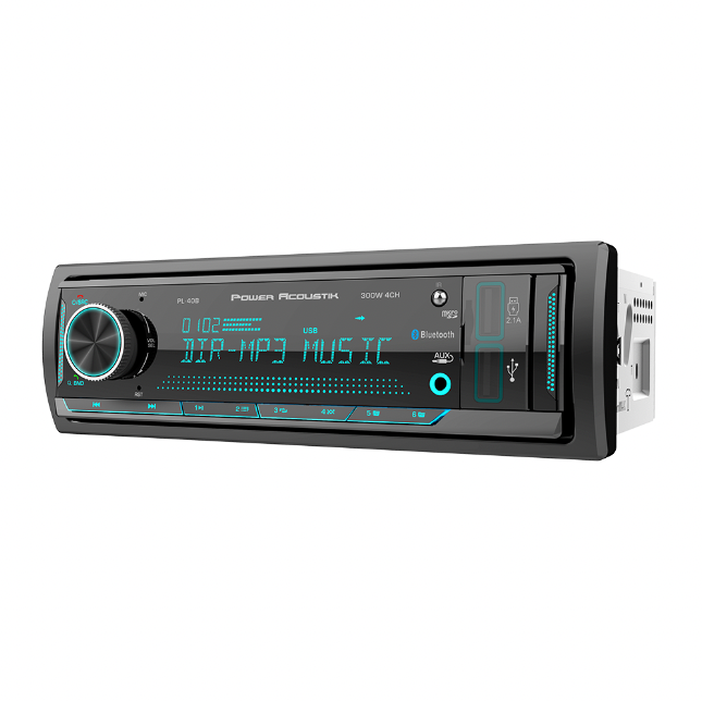 PL-40B | 1-DIN Digital Media Headunit w/ Bluetooth & Dual USB
