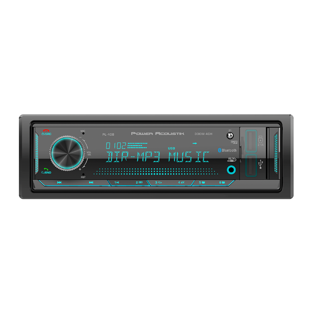PL-40B | 1-DIN Digital Media Headunit w/ Bluetooth & Dual USB