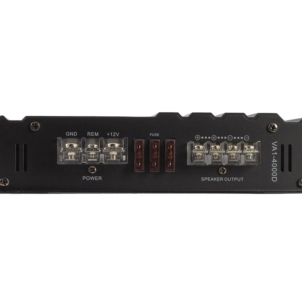 VA1-4000D | 4000W Class D 1 Channel Car Subwoofer Amp, Monoblock Amplifier