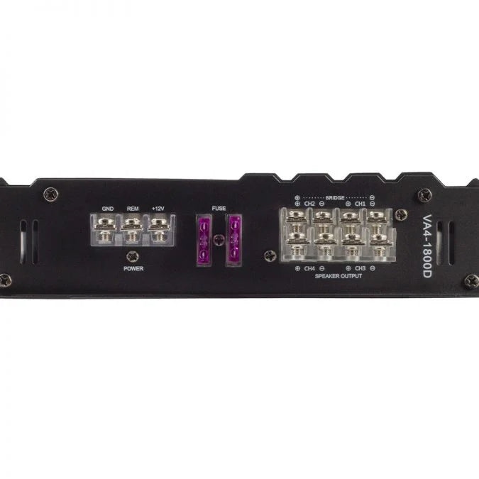 VA4-1800D | 1800W Class A/B 4 Channel Vertigo Series Car Amplifier