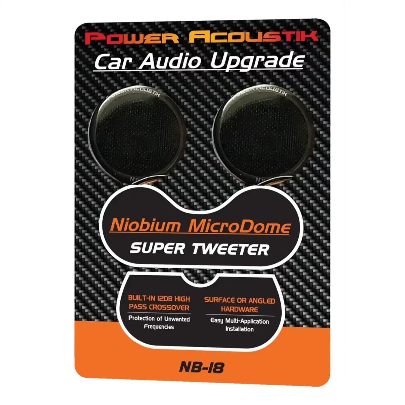 NB-18 | 200 Watt Max Super Tweeter for Car Stereo, Niobium Micro NB-18 | 200 Watt Max Super Tweeter for Car Stereo, Niobium Micro