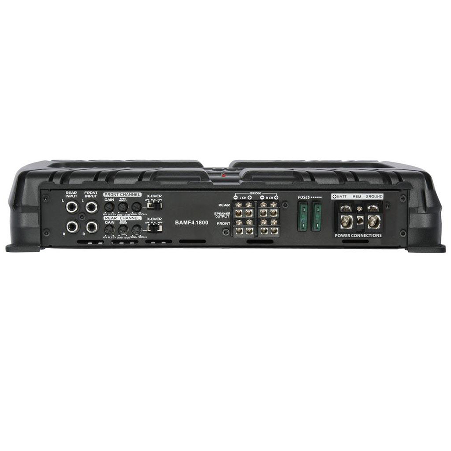 Power Acoustik BAMF4-1800 1800 Watts 4-Channel Class AB Car Audio Amplifier 